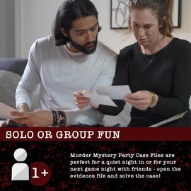 Murder Mystery Party Murder Mystery Party Underwood Cellars, Interactive Murder Mystery Case File Game for 1 or More Players, Ages 14 and Up