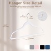 GETORO Velvet Hangers 30 Pack, Non Slip Space Saving Clothes