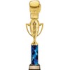 Crown Awards Customized Boxing Trophy, 14" Blue Boxing Glove Trophy