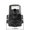 AQUARIUM PLÜDERHAUSEN Submersible Pump, Delivery Pump, 1400L/h, H-max: 2.0 m,