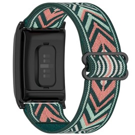 Fit for WHOOP 4.0 Bands with Case for Women Men, Breathable Adjustable Nylon Replacement Watch Band Straps Wristbands Bracelet Fit for WHOOP 4.0 Fitness & Activity Tracker (Green)