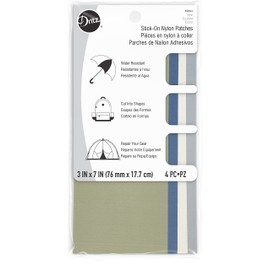 Dritz 55206B Stick-On Nylon Patches, Camp Assorted, 3 X 7", 4 Pack