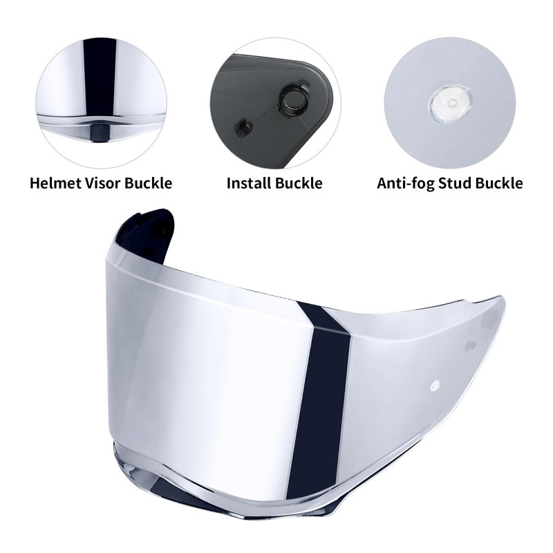 VCOROS Helmet Face Shield for Sedici Duale Mips Helmet Visor