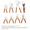 8-Piece Pliers Set, High Carbon Steel, 12"/10"/8" Groove Joint Pliers,