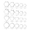 20 Pieces Cookie Cutter, Baking Mold Flower, Baking Cookie Mold,