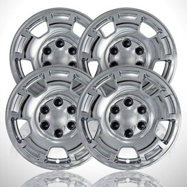 4-Pack of 17' Chrome Wheel Skins fit for Silverado 1500 2007-2013