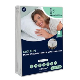 Limenda Mattress Protector, Incontinence Mat, Washable, Waterproof Mattress Overlay, 90x200 cm, Mattress Cover