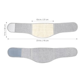 Healifty Back Brace for Lower Back Pain Women & Men - Winter Lower Back Support Breathable Warming Retaining Lumbar Support Belt (Size M)
