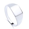 925 Sterling Silver Square Signet Ring size K L M
