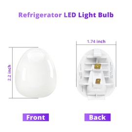W11251749 W11602886 Refrigerator LED Freezer Light Bulb Replacement for Whirlpool Kenmore Amana Refrigerator Led Freezer Light W11520324 W11449273 AP7192759 AP6986570 W11468934 W11549780 AP7014432