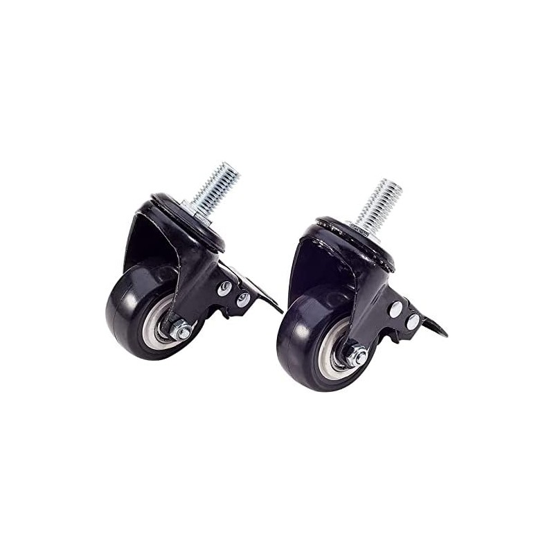 Swivel Caster Wheels 2" PU 360 Degree Caster Wheel Threaded