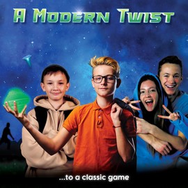 Starlux Games Cosmic Kick The Can: Outdoor Play with a Galactic Twist | Ages 5+, 4-12 Players| Glow in The Dark Toys for Kids 8-12 | Outside Games for Families | Light up Sports | Gifts for Boys