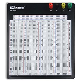 Global Specialties PB-104M Externally Powered 3220 Tie-Point Breadboard