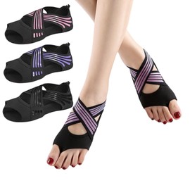 2023 New Walk Supporter Foot Female Foot Support Sole Arch Support Foot Massage Yoga Shoes Core Ballet Posture Arch Yoga Socks Core Walk Training Muscle Training Gym Indoor Arch Foot (M (9.3 - 9.6 inches (23.5 - 24.5 cm), Pink