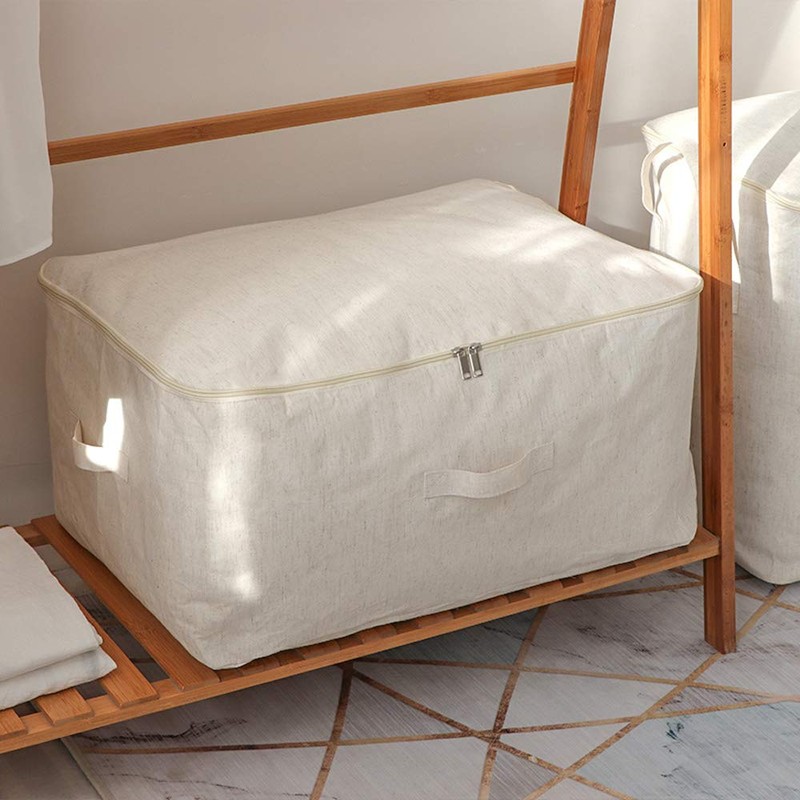 JYeew Futon Storage Bag with Handle (Approx. 23.2 x 17.3