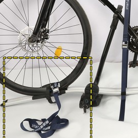 Car Roof Tie Down Straps, Outdoor Car Roof Lashing Straps, 2M Thickened Cargo Straps, Wear-Resistant Tie Down Straps for Cycle, Luggage