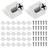 Pack of 40 Back Wall Screws, WitBicg Drawer Base Reinforcement
