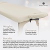 LONDON LINENS Pack of 2 Soft Microfiber Massage Table Sheets