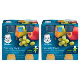 Gerber Juice Fruit Variety (Pack of 2)