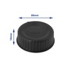 YINETTECH 2Pcs Rear Lens Cap 50mm Camera Lens Back Cover