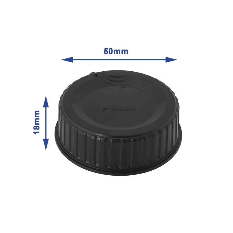 YINETTECH 2Pcs Rear Lens Cap 50mm Camera Lens Back Cover