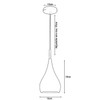 Modern Teardrop Shaped Yellow Pendant Light Shade Industrial Hanging Ceiling