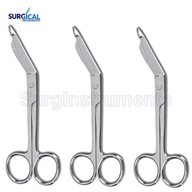 SURGICAL ONLINE Lister Bandage Scissors 5.5 Inch – 3 Pcs Set, High Grade Surgical Stainless Steel, Ideal for EMTs, Paramedics, Nurses, and Medical Students