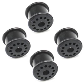 Buaak 4 pieces manual gear lever seal, repair kit, rubber, manual transmission spare part, shift cable socket for Fiesta Focus 4S6P7412AA (black)