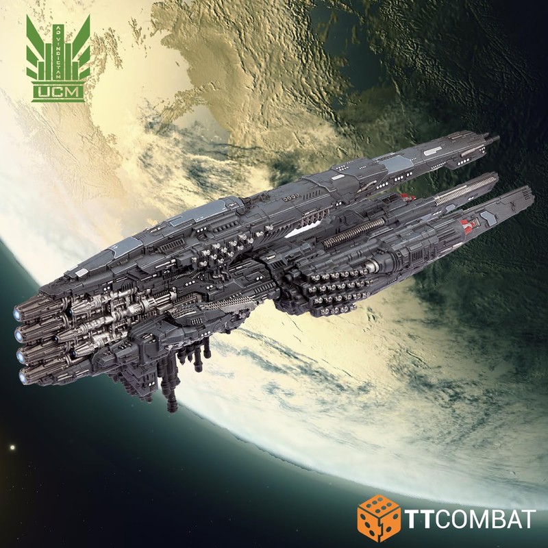 Dropfleet Commander TTCombat UCM Battlecruisers TTDFX-UCM-022