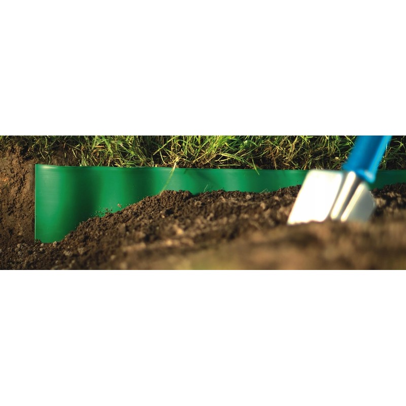 Cellfast 5901828850813 Lawn Edging Green, 9 m x 0.1 cm
