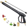 YAMATIC 4000PSI Pressure Washer Gun Wand with Swivel 3/8" Plug&M22