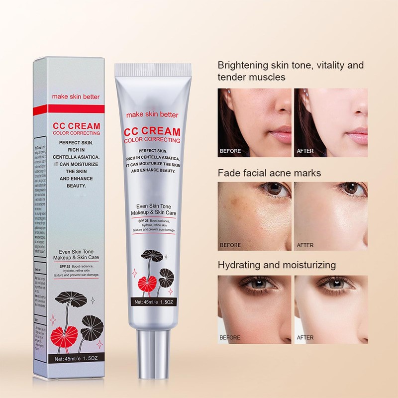CC Cream, CC Creme mit Centella Asiatica für Farbkorrektur Voll