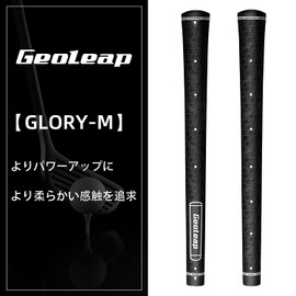 Geoleap Glory-M Golf Grips, Set of 13, Memory Points Assisted in Hand Placement, Anti-Slip, Golf Club Grips, Standard/Medium, 5 Color Options (Mid, Black)