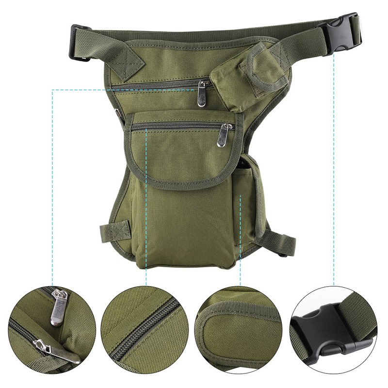Multi Pockets Drop Waist Leg Bag Military Utility Motorcycle Racing