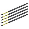 5 x SabreCut SCRSQ1152_5 152mm SQ1 Square Magnetic Impact Screwdriver