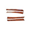 4Pcs/Set Peach Wood Grain Door Panel Strip Trim Interior Door