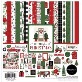 CARTA BELLA 12 X 12 HOME FOR CHRISTMAS  MEGA BUNDLE  2 PKGS
