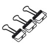 80Pcs Hollow Binder Clips 0.7in Sturdy Metal Hollow Out Strong