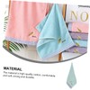 Beavorty Thick Soft Cotton Face Towel Embroidered Leaf Bath Towel