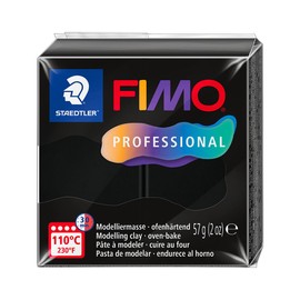 STAEDTLER 8040-9 ST Fimo Professional Modelling Clay 57 g Black Standard