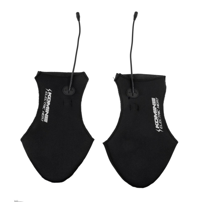 Komine 08-303 EK-303 Motorcycle USB Electric Toe Warmer, Free Black