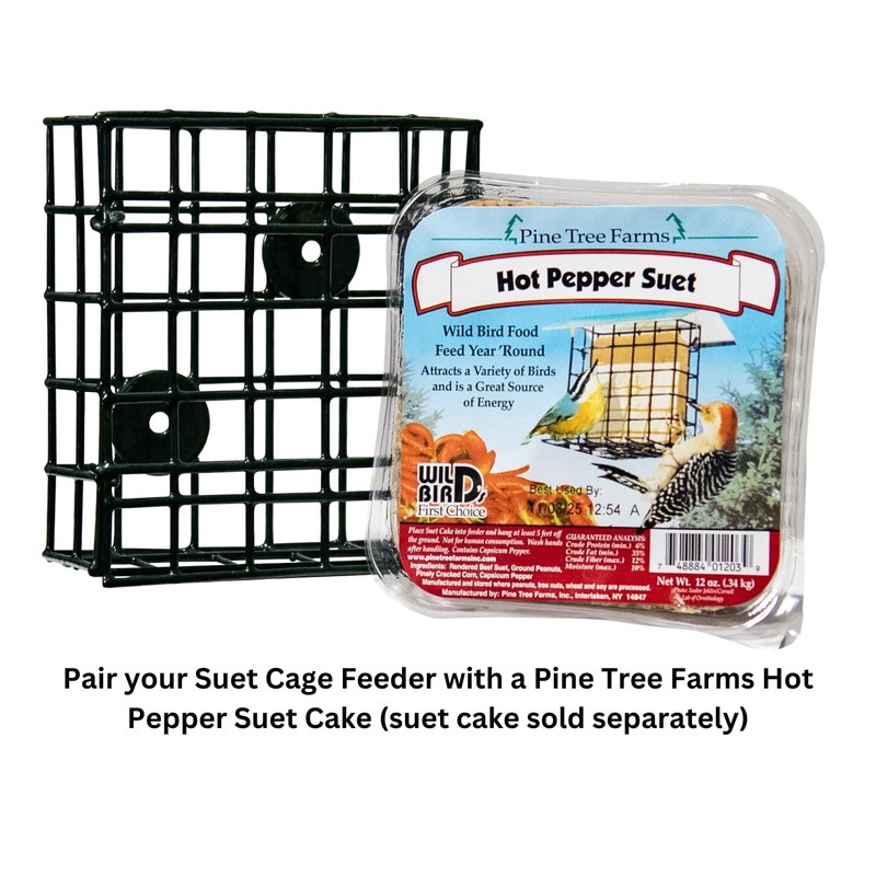 JCs Wildlife Single Suet Cage with Washers and Screws
