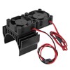 Waterproof 3660 3800KV Brushless Motor 80A Brushless ESC Heatsink Combo