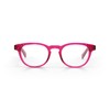 eyebobs Clearly Unisex Premium Blue Light Readers, Pink Crystal Front