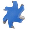 12mm Shank 6 Teeth TShaped Slotting Router Bit Woodworking Milling