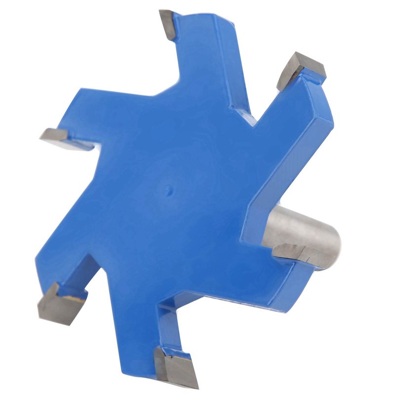 12mm Shank 6 Teeth TShaped Slotting Router Bit Woodworking Milling