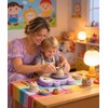 Kids Pottery Wheel with Clay, Arts and Crafts Kit for
