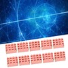 10Pcs Heat Sink Brass Mini Radiators Attach Thermal Conductive Adhesive