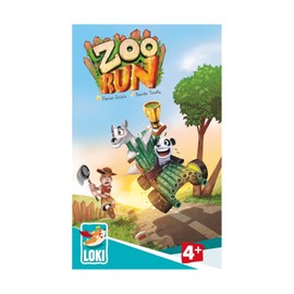 IELLO | Zoo Run | Board Game | Ages 4+ | 1-5 Players | 15 Minutes Playing Time