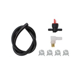 MOTOKU Carburetor Fuel Fitting Elbow Carb Fuel Hose Connector Clamp for Briggs & Stratton Engine Snowblower Lawn Tractor Generator 692317 493496 494451 Yardbird Chipper